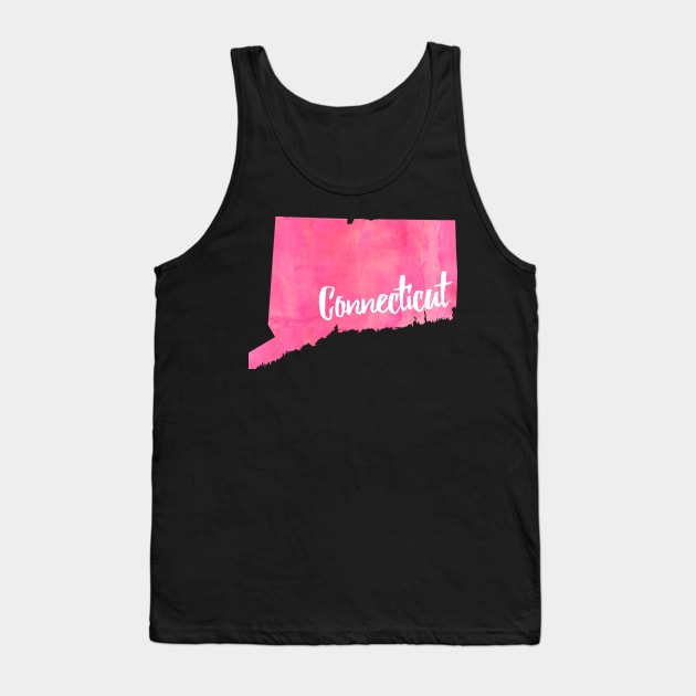 Pink Connecticut Tank Top by lolosenese